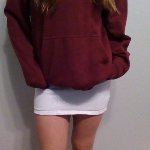 White Jean Skirt - Picture 3 of 5